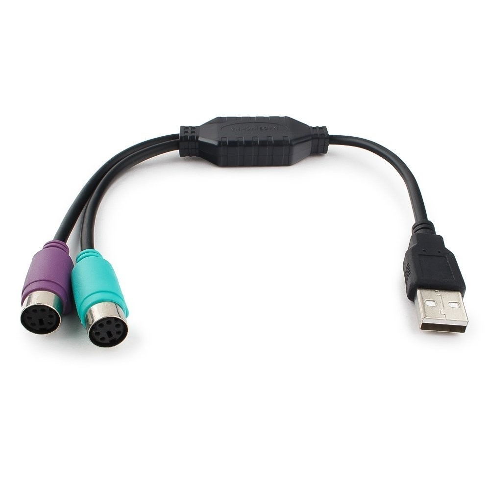 Конвертер PS/2 --> USB Cablexpert UAPS12-BK